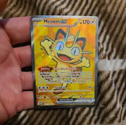 Meowth ex 107/088 Ultra Rare Perfect Order Pokemon Near Mint - Image 1