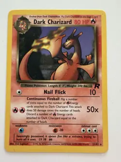 Pokemon Dark Charizard 21/82 Team Rocket Rare - Image 1