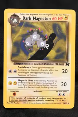 Dark Magneton 28/82 LP+ Team Rocket Regular Rare Pokemon TCG - Image 1