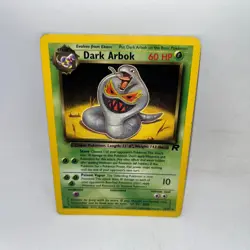Dark Arbok 19/82 Rare Team Rocket Pokemon Unlimited Moderately Played - Image 1