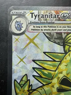 Pokemon Tyranitar ex 211/197 Obsidian Flames Full Art Ultra Rare Holo (NM) - Image 2