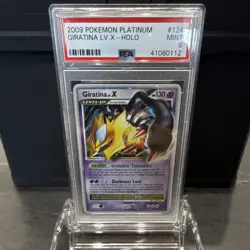 Pokemon 2009 Platinum Giratina LV.X Rare Holo #124/127 PSA 9 English - Image 1
