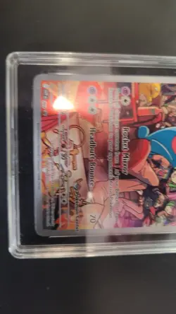 Team Rocket's Wobbuffet POKEMON CENTER SVP 203 TAG 10 Black Star Promo - Image 3