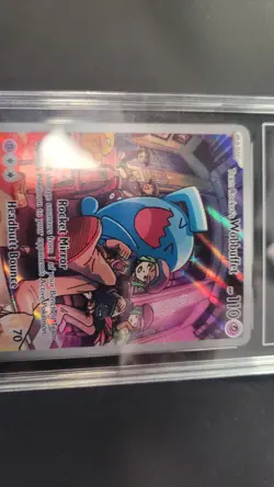 Team Rocket's Wobbuffet POKEMON CENTER SVP 203 TAG 10 Black Star Promo - Image 4