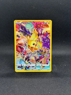 Pokemon Pikachu TCG Card Crown Zenith 160/159 Holo Secret Rare - Image 1