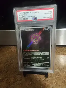 2025 Pokemon Meg En Spiritomb Illustration Rare Psa 10 - Image 1