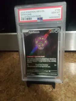 2025 Pokemon Meg En Spiritomb Illustration Rare Psa 10 - Image 2