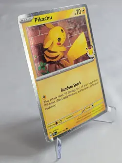 Pikachu 051/162 Pokemon Day Stamped Promo 2026 Pokemon TCG Holo Rare - Image 2