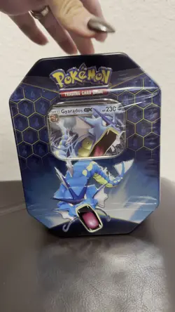 Pokemon TCG Hidden Fates Gyarados GX Tin - Factory Sealed 820650804816 - Image 2