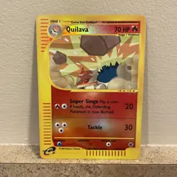 Quilava - Base Set Expedition #91/165 - Reverse Holo- Pokemon TCG 2002 - LP - Image 1