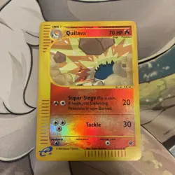 Quilava - Base Set Expedition #91/165 - Reverse Holo- Pokemon TCG 2002 - LP - Image 3