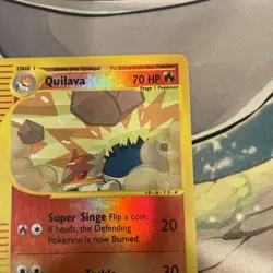 Quilava - Base Set Expedition #91/165 - Reverse Holo- Pokemon TCG 2002 - LP - Image 5