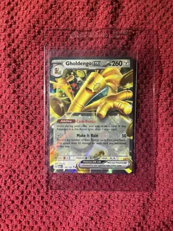 Pokemon SV04 Paradox Rift Gholdengo ex 139/182 Double Rare Holo EX 260 HP - Image 1
