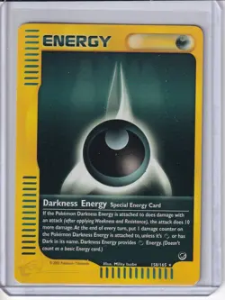 Darkness Energy Pokemon Expedition Rare 158/165 NM - Image 1