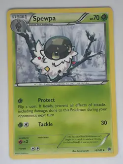 Spewpa 14/162 UC Pokemon BREAKthrough LP - Image 1