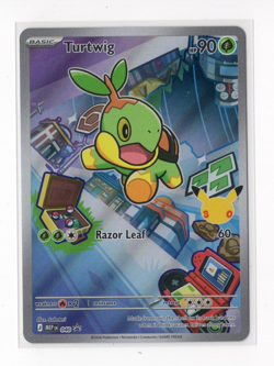 Pokemon TCG Mega Evolution Promo First Partner Illustration Turtwig 040 NM - Image 1