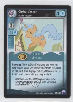 2014 My Little Pony Collectible Card Game - Canterlot Nights Cipher Splash #10 - Image 1