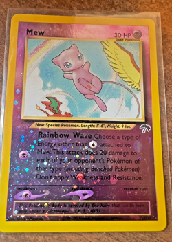 Mew 1/18 Southern Islands Reverse Holo Pokemon NM Swirls never played Beautiful - Image 1