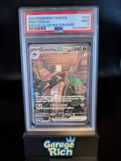 Sinistcha EX 210/167 PSA 9 SIR Twilight Masquerade Pokemon TCG Mint Graded - Image 1