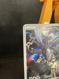 Pokemon N's Zekrom Full Art Promo MEP 031 Holo NM - Image 2