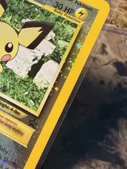 Pokemon Pichu Double Swirl Error Wotc Promo Reverse Holo 35/53 - Image 3