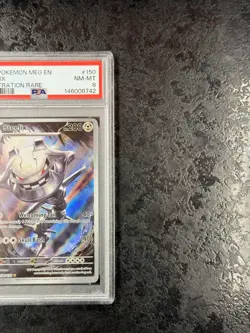 2025 POKEMON MEGA EVOLUTION EN STEELIX ILLUSTRATION RARE #150 NM-MT PSA 8 - Image 2