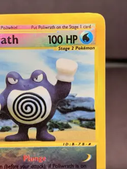 Pokemon TCG Poliwrath Expedition Base Set Reverse Holo Rare 60/165 WOTC VTG 2002 - Image 3