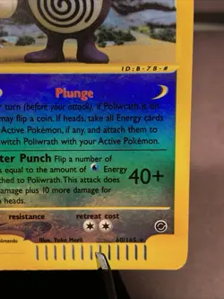 Pokemon TCG Poliwrath Expedition Base Set Reverse Holo Rare 60/165 WOTC VTG 2002 - Image 4