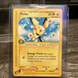 Pichu 58/165 Expedition Base Set Regular Rare Pokemon TCG LP/NM - Image 1