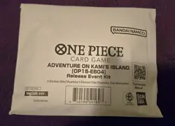 ONE PIECE TCG Adventure On Kami’s Island OP 15 EB04 Release Event Kit ENGLISH - Image 1