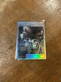 Ingo and Emmet 176/181 Sun and Moon Team Up Trainer Full Art - Image 1