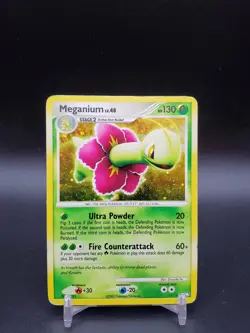 Meganium 13/123 Mysterious Treasures Holo Rare DMG Pokemon Card - Image 1