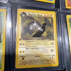 Pokemon TCG French 1st Edition Raichu obscur Team Rocket Lot 9 Cards - Image 4