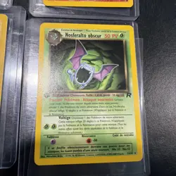 Pokemon TCG French 1st Edition Raichu obscur Team Rocket Lot 9 Cards - Image 5