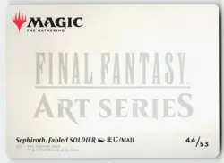 Sephiroth, Fabled SOLDIER Art Card 44 Special Art Series: FINAL FANTASY MTG NM - Image 2