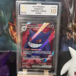 Pokemon TCG Gengar EX Temporal Forces 193/162 Card MGC 10 Gem Mint - Image 1