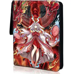 Trading ygo Card Binder, Fits 900 Cards Card Collector Album Holder,with 50 R... - Image 1