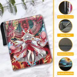 Trading ygo Card Binder, Fits 900 Cards Card Collector Album Holder,with 50 R... - Image 3