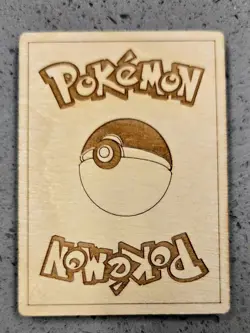 🔥 1999 Wooden Pokemon 1st Edition Holo Charizard #4 🔥 Rare Beautiful Card - Image 2