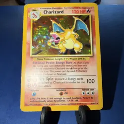 Charizard Base Set Holo Card 4/102 Pokemon - Image 2