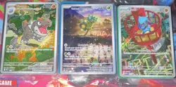 Pokemon Paldea Legends Tin Promo Card Lot Tyrunt Teal Mask Ogerpon Riolu 6 Cards - Image 1