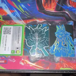 Pokemon Paldea Legends Tin Promo Card Lot Tyrunt Teal Mask Ogerpon Riolu 6 Cards - Image 2