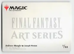 DELIVERY MOOGLE ART CARD 1 SPECIAL ART SERIES: FINAL FANTASY MTG NM - Image 3