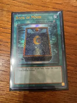 YuGiOh Spell Card Book of Moon HAC1-EN024 1st Duel Terminal Ultra Rare - Image 1