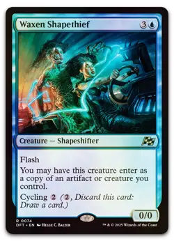 Waxen Shapethief #74 (Foil) (NM) Aetherdrift DFT Magic MTG - Image 1