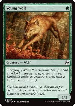 Young Wolf 227 MTG Innistrad Remastered Common NP - Image 1