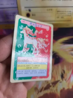 Pokemon Karte Card Topsun blue back 1995 bandai japanese Rapidash Galoppa NM - Image 4