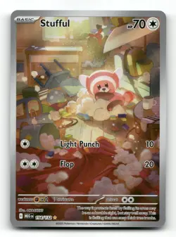 Stufful 154/132 - Mega Evolution - Pokemon Card NM/M - Image 1