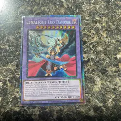 Yu-Gi-Oh Lunalight Leo Dancer RA04-EN053 Secret Rare Parallel - Image 1
