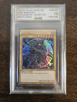 Dark Magician MVP1-ENSV3 Secret Rare AGS 10 GEM MT Movie Pack Limited Edition - Image 1